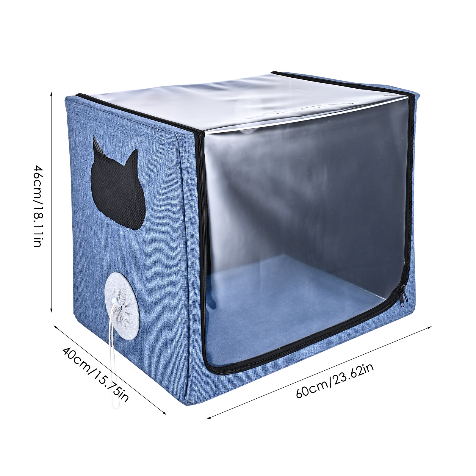 Pet Dog Cat Oxygen ICU Cage 10 - Lab Incubator recension och pris