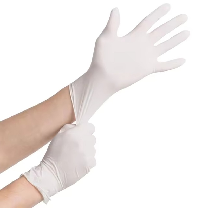 10/20/50/100PCS White Nitrile  - Medical Gloves recension och pris