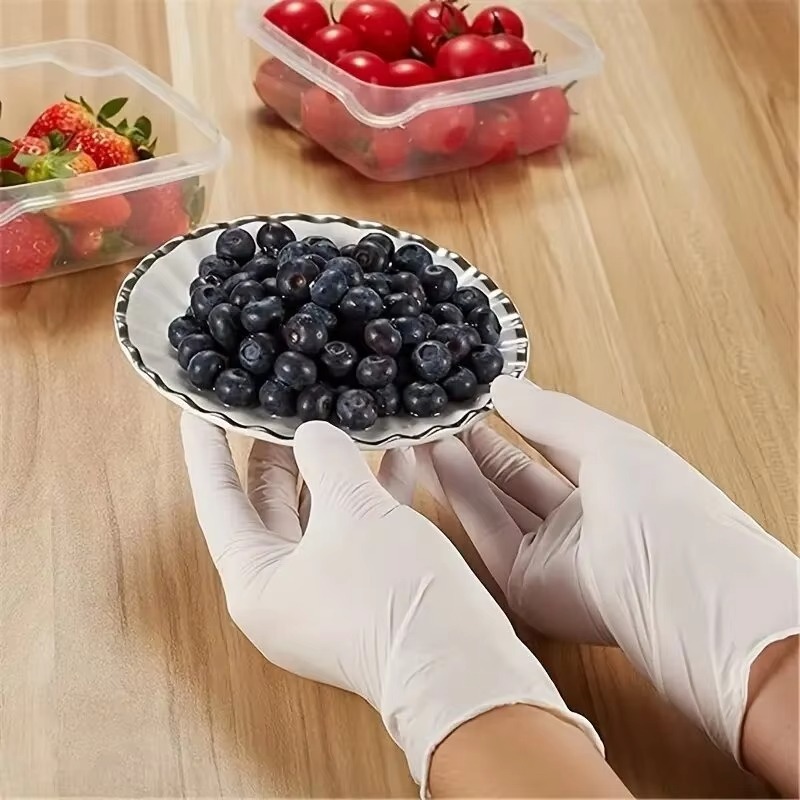 10/20/50/100PCS White Nitrile  - Medical Gloves recension och pris