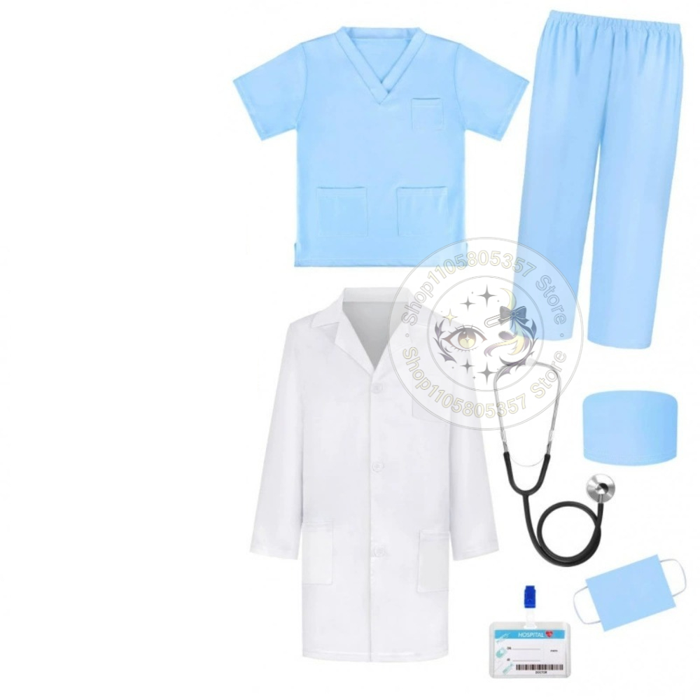 Doctor Role Play Costume White - Stethoscope recension och pris