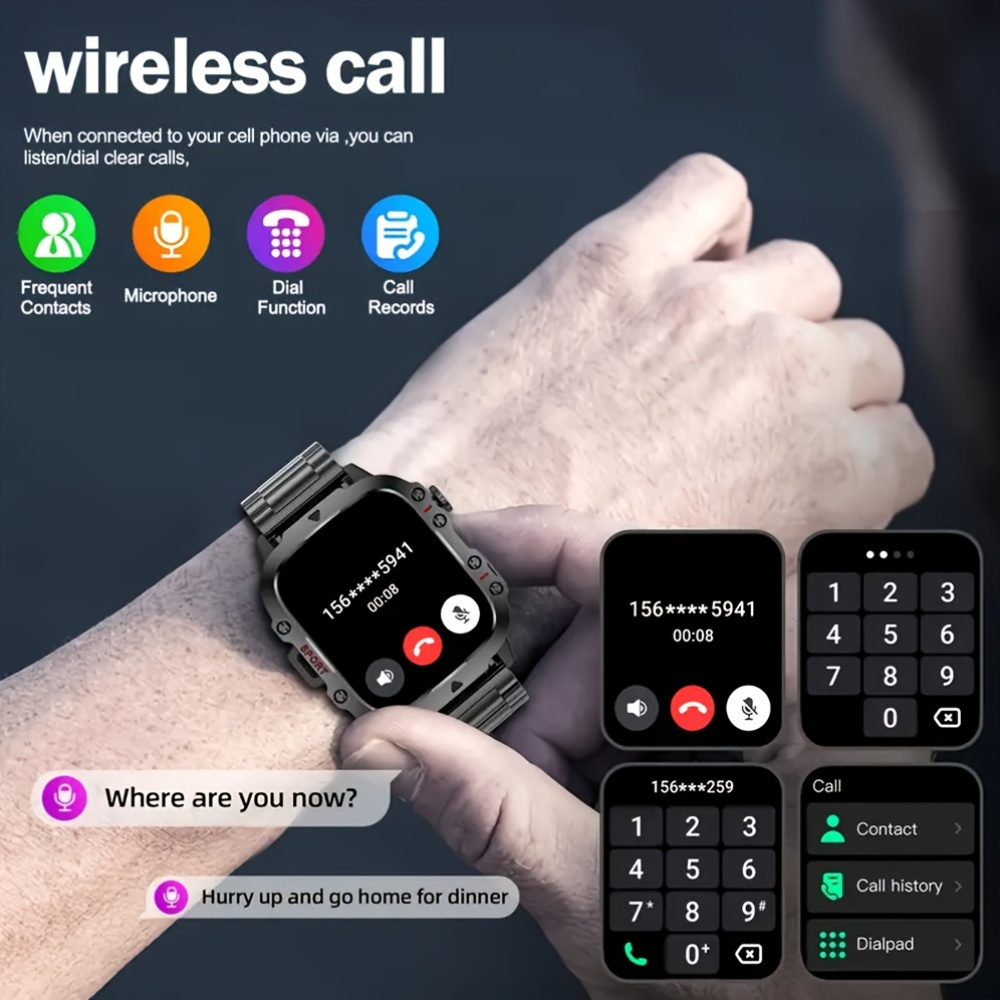 New Military GPS Smart Watch M - Blood Pressure Monitor recension och pris
